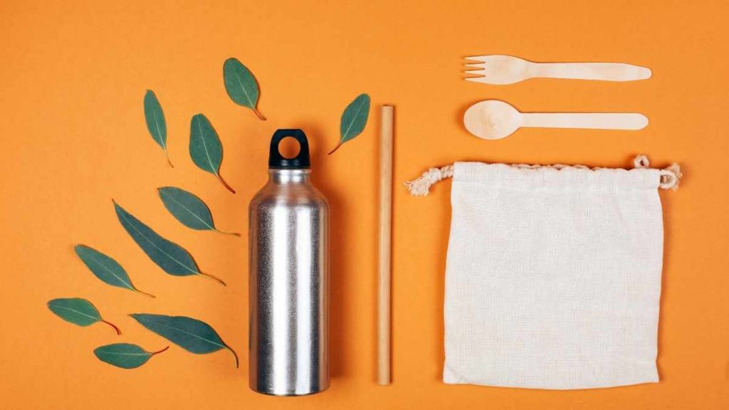 zero waste bottle instead of plastic